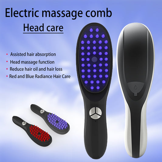 Vibrating Hair Care Red And Blue Light Nursing Therapy Water Replenishing Instrument