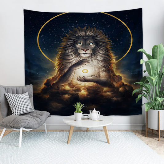 Cartoon Lion Series Hot Selling Home Decoration Tapestry