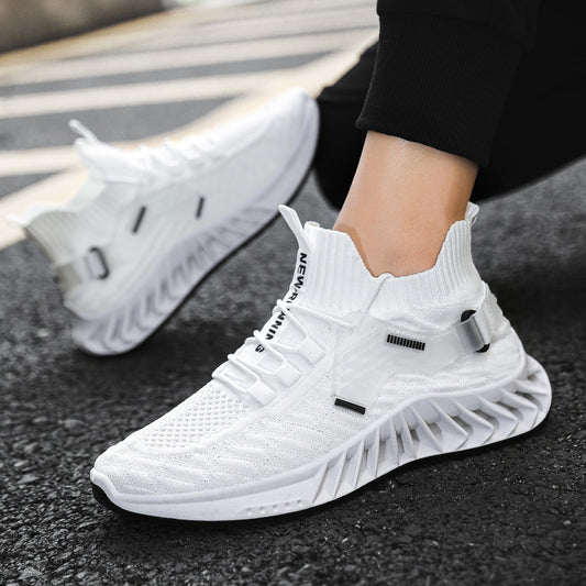 Men's Fashion Trendy Breathable Flyknit Sports Casual Shoes