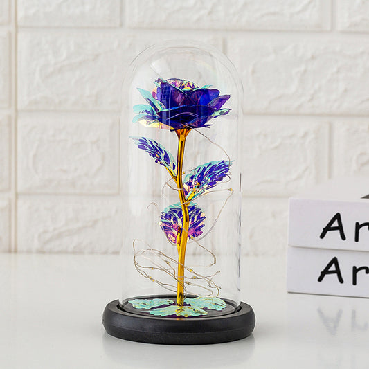 Preserved flower glass cover rose flower glass cover gift gifts
