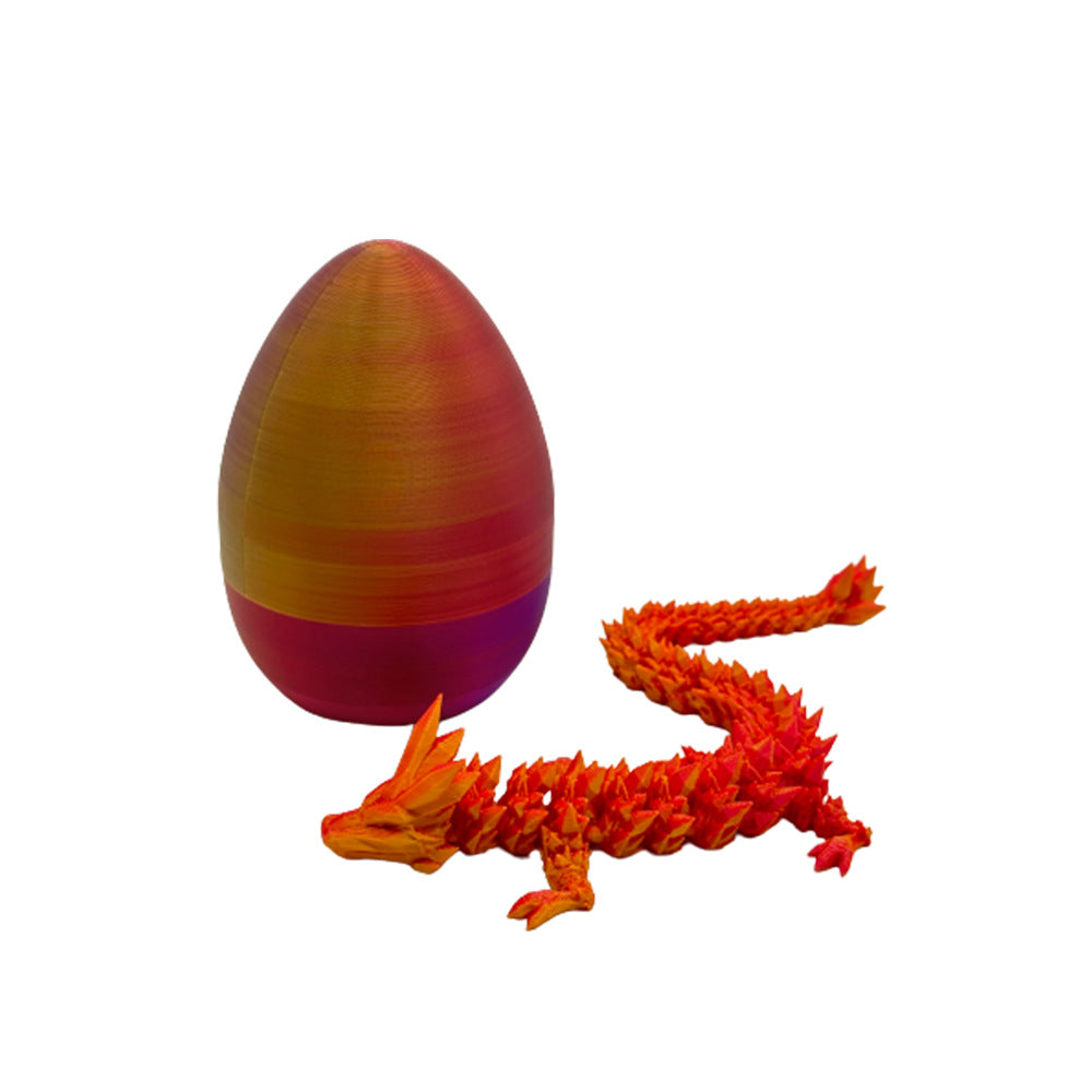 3D Printing Dragon Egg Colorful Egg Crystal Joint Toy